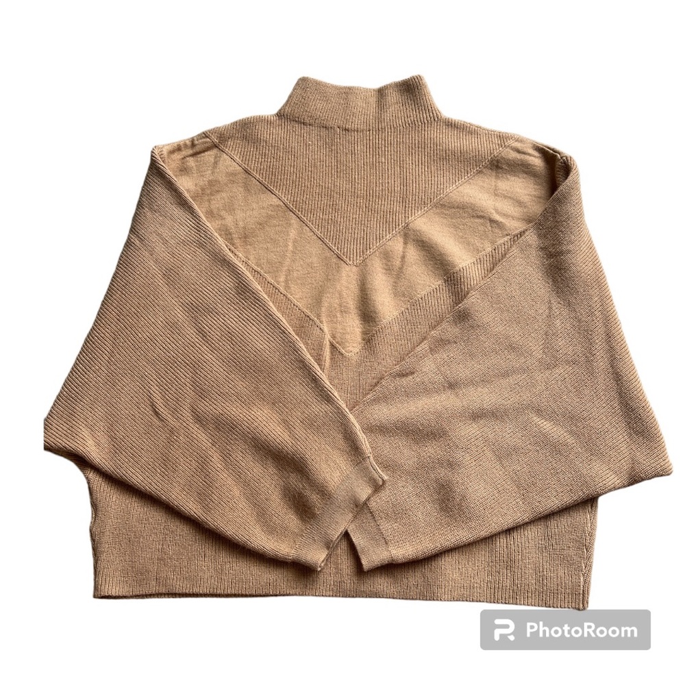 Pink Lily Tan Sweater